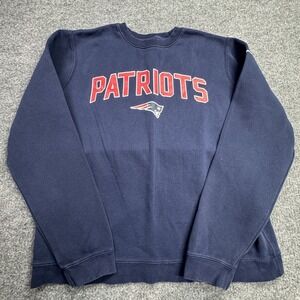 Patriots Nike Crewneck Sweatshirt Mens XL Navy Blue NFL Football Pullover